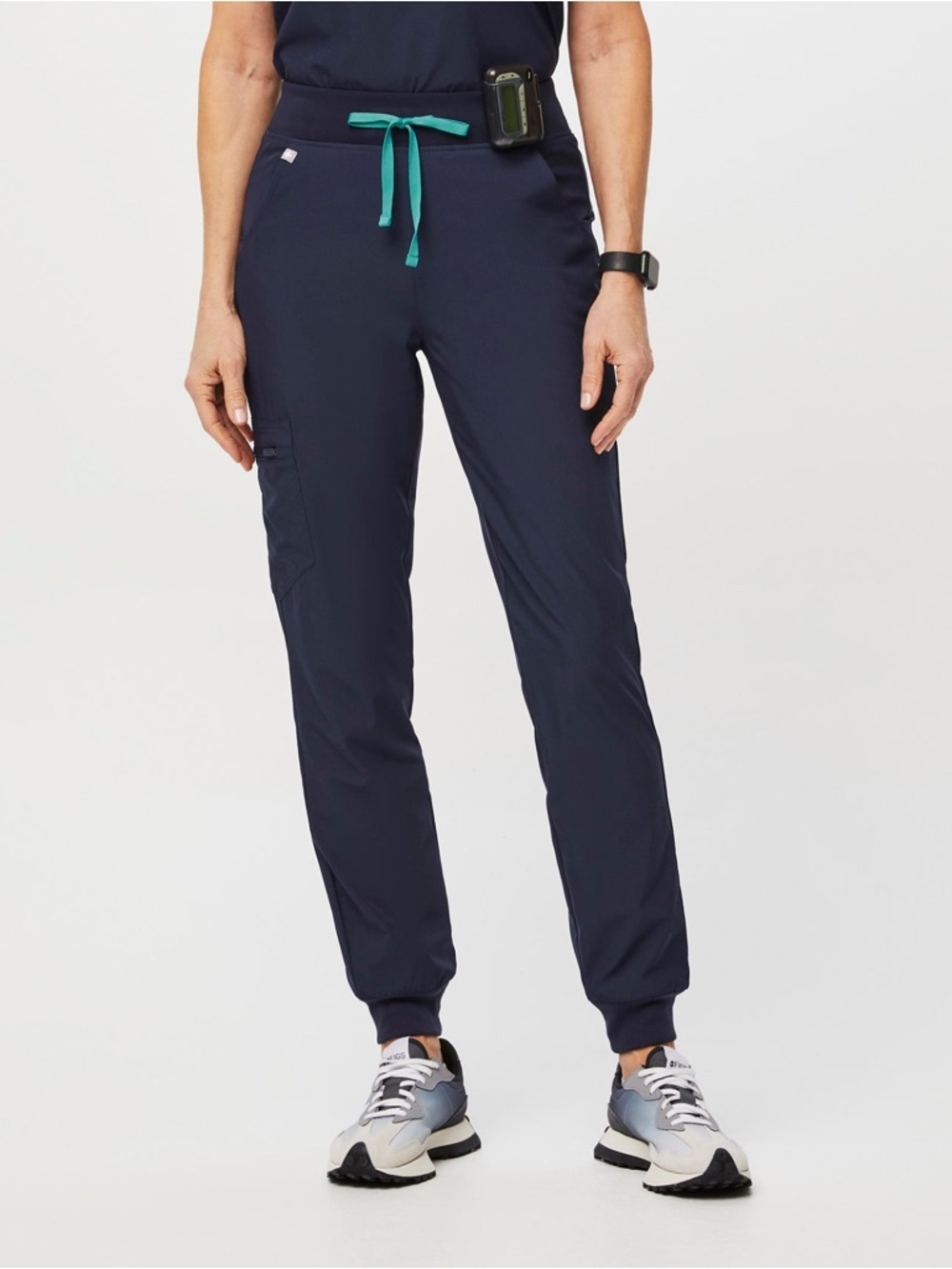 Rare FIGS Navy FREEx Lined Zamora High Waisted - Tall Jogger Scrub Pants